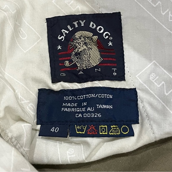 Vtg GANT Salty Dog Khaki Cotton Chino Shorts | Vintage Luxury Designer Sz 40 - Picture 8 of 8